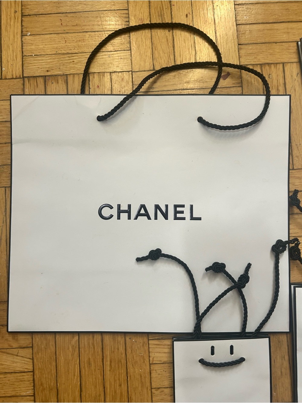 CHANEL Set of 5 Boutique Shopping Gift Bags Assorted